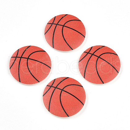 Printing Wood Pendants WOOD-N016-52A-1
