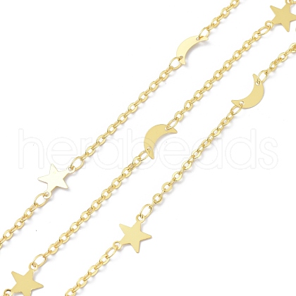 Brass Beaded Chains CHC-D029-30G-1