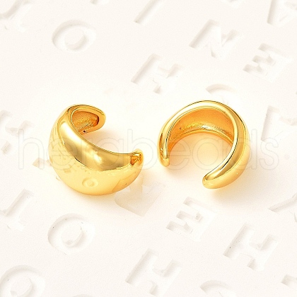 Rack Plating Brass Cuff Earrings for Women EJEW-H091-17G-1