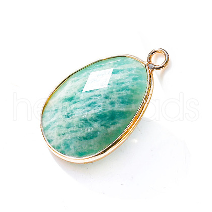 Natural Amazonite Pendants PW-WG32281-03-1