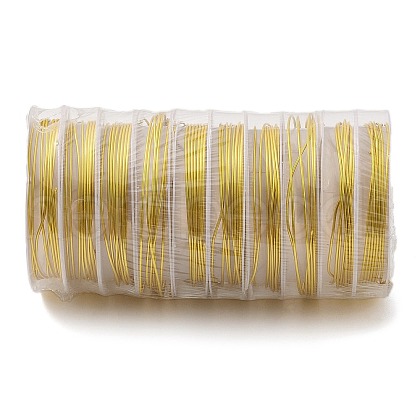 10 Rolls Round Copper Wire CWIR-C003-01G-G-1