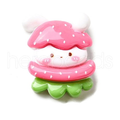 Cute Opauqe Resin Cabochon CRES-I040-01E-1