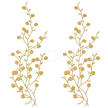 Cotton Embroidery Ornament Accessories AJEW-WH0504-32C-1