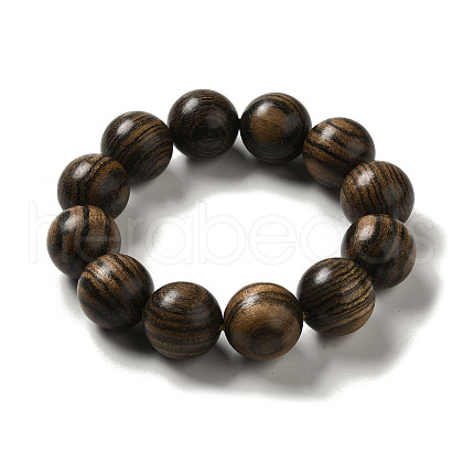 Wood Bead Bracelets BJEW-B080-29-1