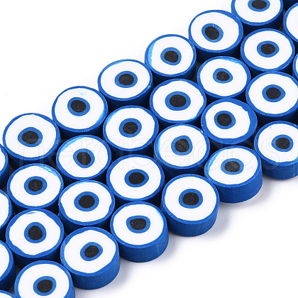 Handmade Polymer Clay Beads Strands CLAY-S096-041H-1