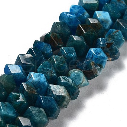 Natural Apatite Beads Strands G-D091-A09-1