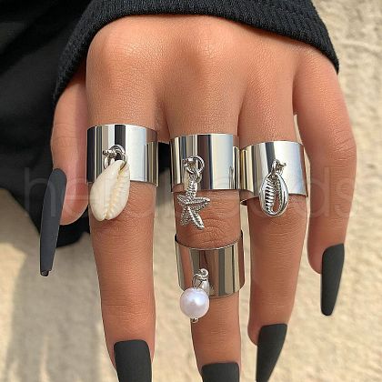 Alloy Finger Rings Sets FS-WG752C7-06-1