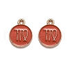 Alloy Enamel Pendants ENAM-S124-01B-12B-1