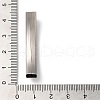 304 Stainless Steel Tube Beads STAS-Z045-05C-P-3