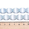 Dyed Natural Selenite Beads Strands G-T138-232D-4
