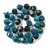 Natural Quartz Dyed Beads Strands G-U023-A02-12-3