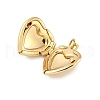 304 Stainless Steel Locket Charms STAS-M120-07A-G-2