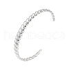 Croissant 304 Stainless Steel Cuff Bangles for Women BJEW-S171-01C-P-2