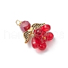 Glass Seed Beaded Angel Pendants PALLOY-MZ00631-03-3