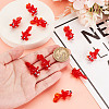 GOMAKERER 10Pcs Handmade Lampwork Beads LAMP-GO0001-18-3
