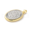 Brass Pendants KK-P294-10G-E-2
