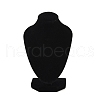 MDF Covered with Velveteen Bust Shaped Necklace Display Stands ODIS-S015-01A-1