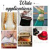   4.5m Sparkle Polyester Tassel Lace Trims OCOR-PH0003-88-5