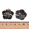 Natural Black Lip Shell Carved Pendants SHEL-T020-21-3