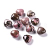Mother's Day Gifts Natural Rhodonite Heart Love Stone G-M379-18-1