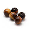 Grade A Natural Tiger Eye Round Beads X-G-L451-01-6mm-2