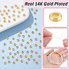 BENECREAT Brass Spacer Beads KK-BC0014-22C-4