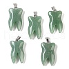 Natural Green Aventurine Pendants G-G115-01A-1