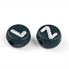 Opaque Acrylic Beads OACR-H046-02E-3