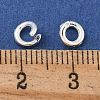 Brass Twister Clasps KK-P284-13S-3
