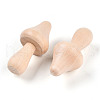 Unfinished Wood Mushroom Ornaments WOOD-T032-09-2