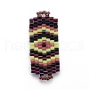 MIYUKI & TOHO Handmade Japanese Seed Beads Links SEED-E004-E08-1