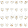 SOFPLATE 24Pcs 12 Styles Natural White Shell Beads BSHE-SP0001-01-1