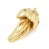 Brass Micro Pave Cubic Zirconia Pendants KK-U058-52G-2