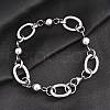 Tarnish Resistant 304 Stainless Steel Chain Bracelets BJEW-L661-09P-1