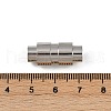 304 Stainless Steel Magnetic Clasps STAS-C127-17P-3
