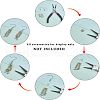 Unicraftale 304 Stainless Steel Split Rings STAS-UN0006-83P-5
