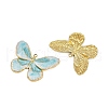 304 Stainless Steel Enamel Pendants STAS-L290-36B-G-2