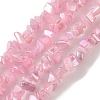 Spray Painted Glass Beads Strands GLAA-P062-C02-1