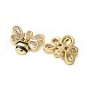 Brass Micro Pave Cubic Zirconia Pendants KK-P290-32G-2