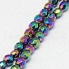 Electroplate Non-magnetic Synthetic Hematite Beads Strands G-J169B-2mm-05-3