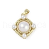 Brass Pendants KK-Z078-31G-1