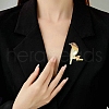 Magpie with Flower Enamel Pins PW-WGF2576-02-2