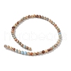 Dyed Natural Regalite/Imperial Jasper/Sea Sediment Jasper Beads Strands G-B124-C05-04-4