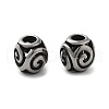 304 Stainless Steel European Beads STAS-V008-38AS-1