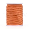 Round Waxed Polyester Cord YC-G006-01-1.0mm-07-1