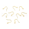 Brass Earring Hooks X-KK-F824-012G-1