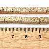 Electroplated Natural Lava Rock Beads Strands G-I360-K01-02-4