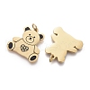 316 Surgical Stainless Steel Enamel Pendants STAS-H100-14G-3
