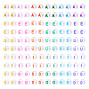500Pcs 5 Style Opaque White Acrylic Beads SACR-TA0001-20-2