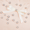 DICOSMETIC 20Pcs 2 Style ABS Plastic Imitation Pearl Shank Buttons BUTT-DC0001-06P-5